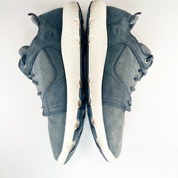 Timberland Flyroam Blue Suede Leather Sneakers Shoes Men 12 - Picture 5 of 13